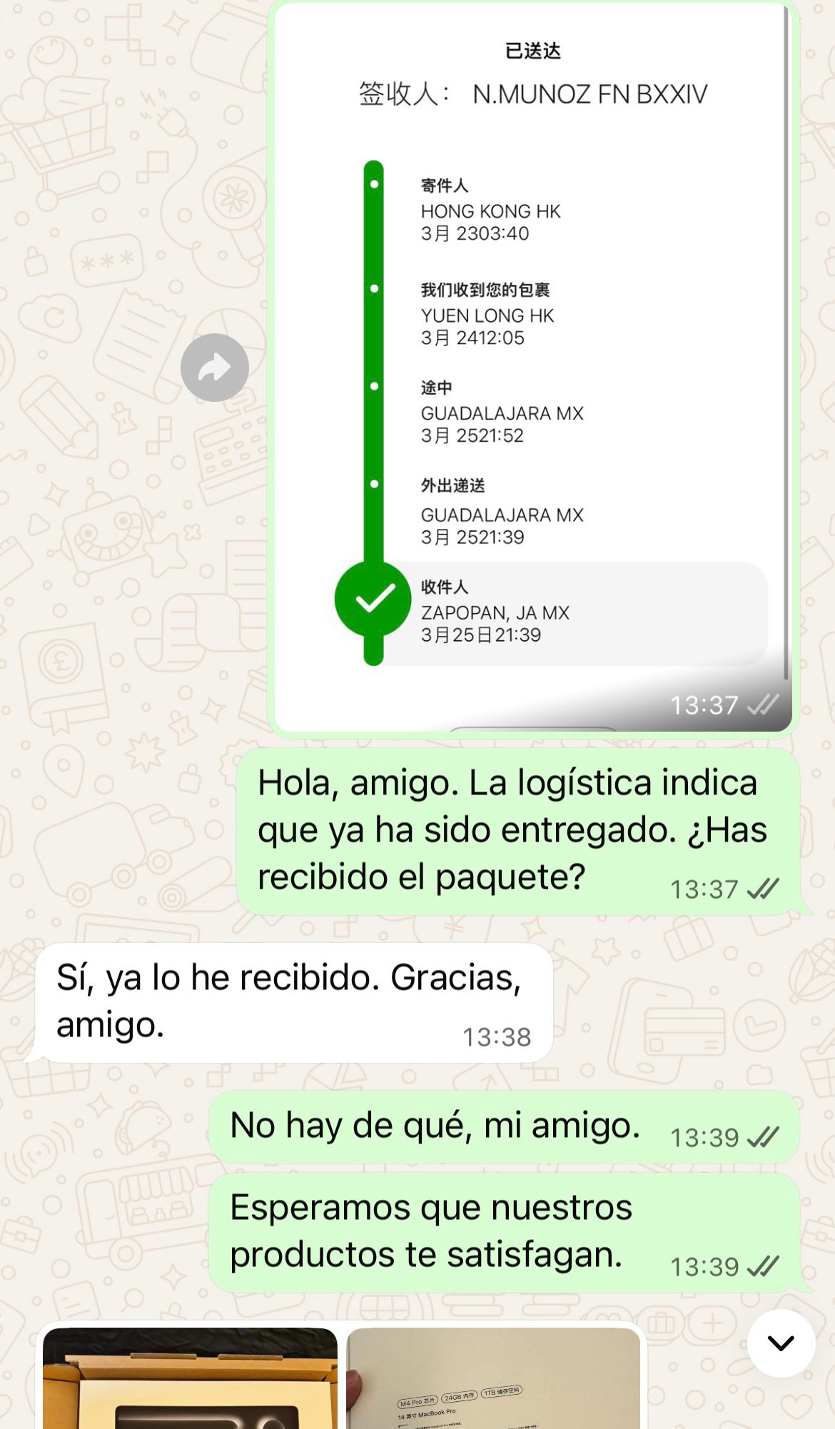 Mexico client feedback